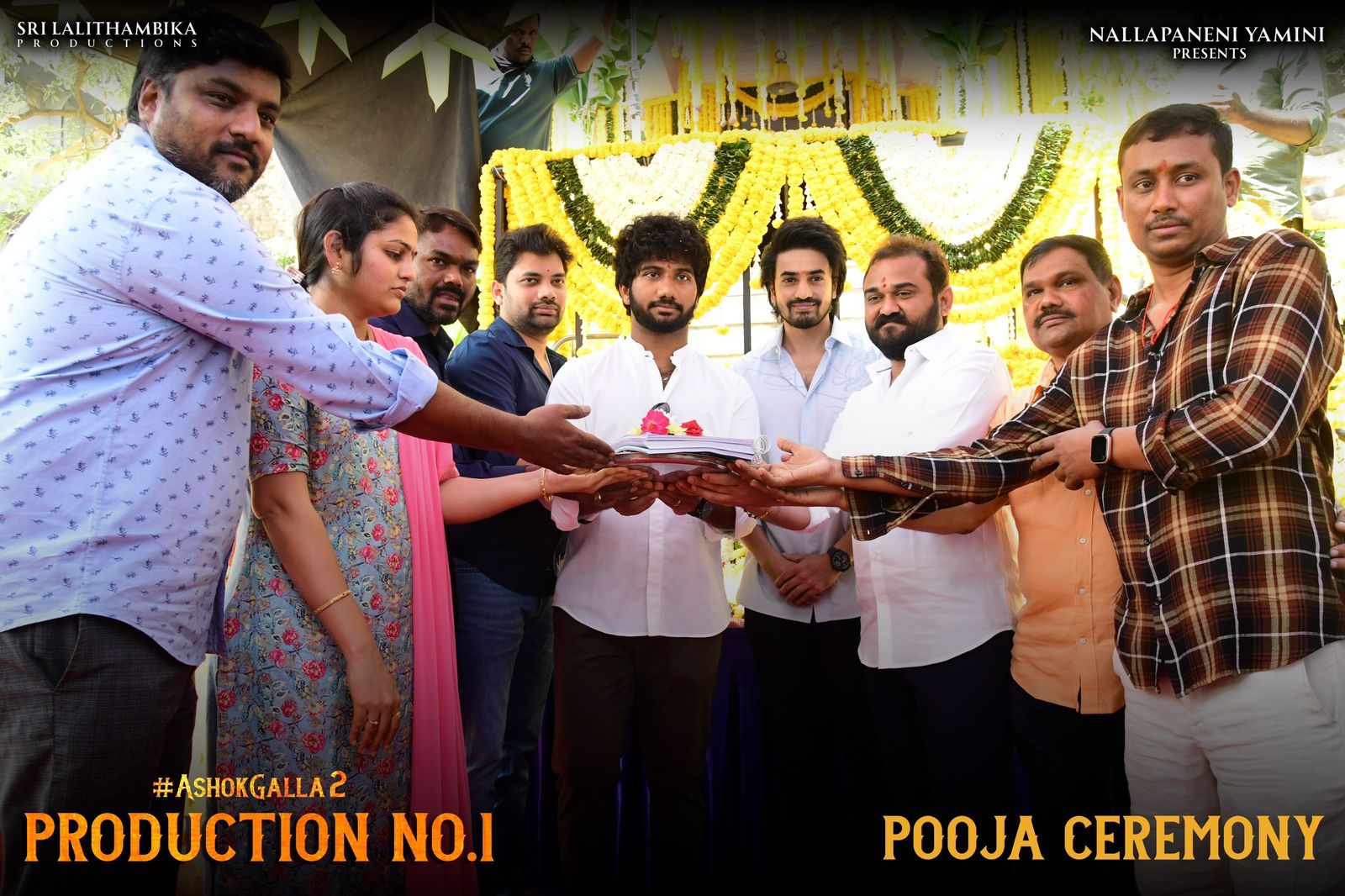 Ashok Galla’s #AshokGalla2, Prasanth Varma, Arjun Jandyala, Lalithambika Productions’ Production No1 Launched Grandly