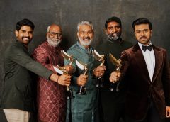 Mega Power Star Ram Charan emerges as the only Indian hero to have been honoured with the opportunity to present an award to a Hollywood film in an award ceremony