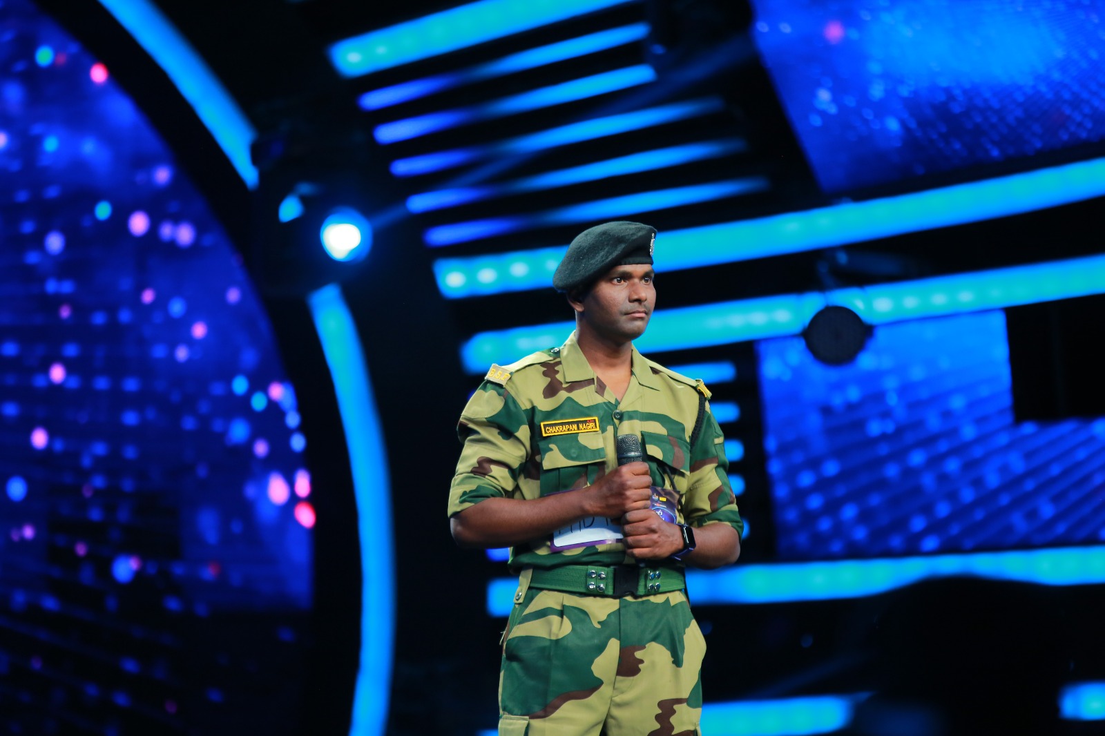 BSF Jawan's Patriotism and Passion for Music Impress Judges at Telugu Indian Idol 2 Auditions