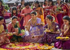 Telugu cinema’s heartbeat Pooja Hegde excels in Bathukamma song