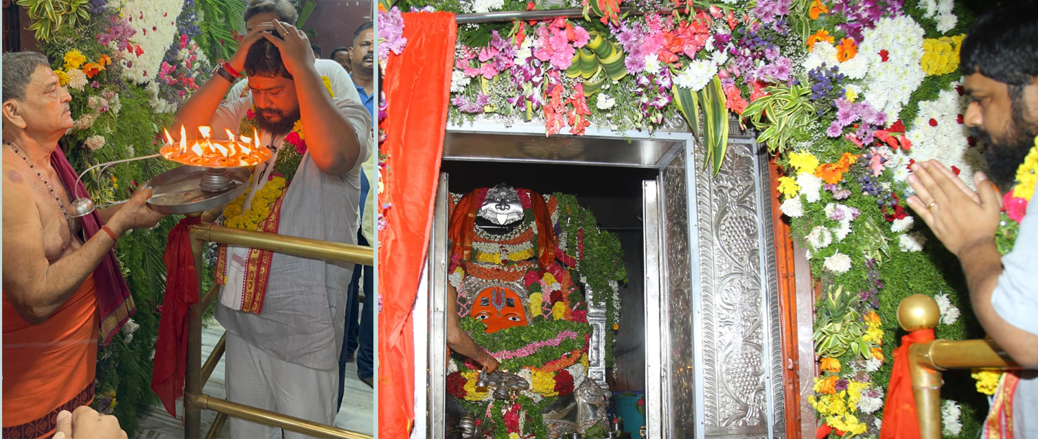 Adipurush Director Seeks Blessings At Hyd Temples