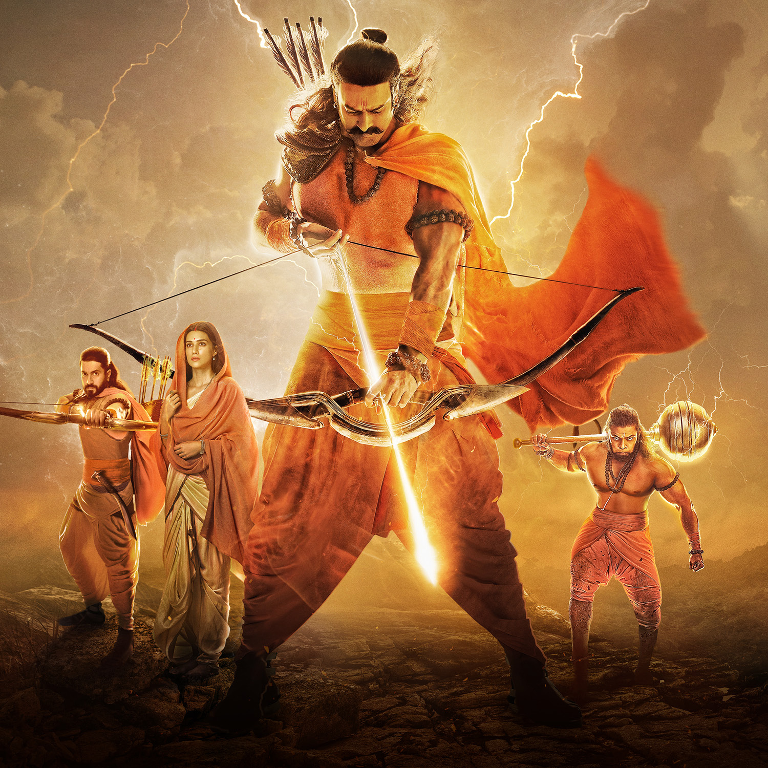 Experience the divine aura of Prabhu Shri Ram as team Adipurush launches the full version of the track Jai Shri Ram