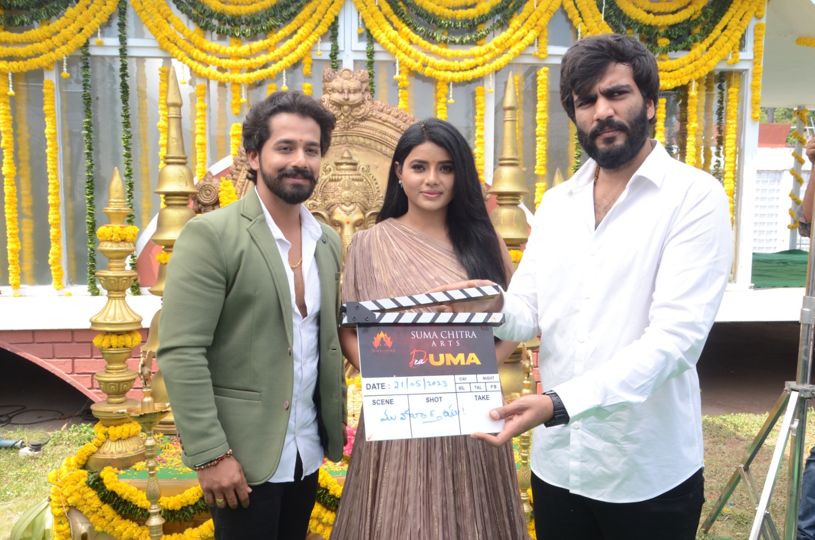 A feel good love story Dear Uma starring Prithvi Amber & Sumaya Reddy launched today with Grand Pooja Ceremony