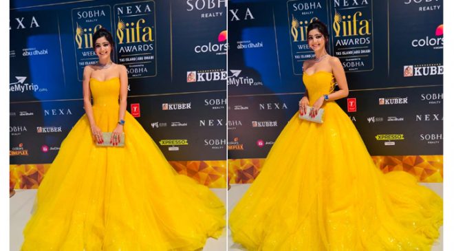 Dheera's Actress Soniya Bansal walks IIFA Carpet in Style