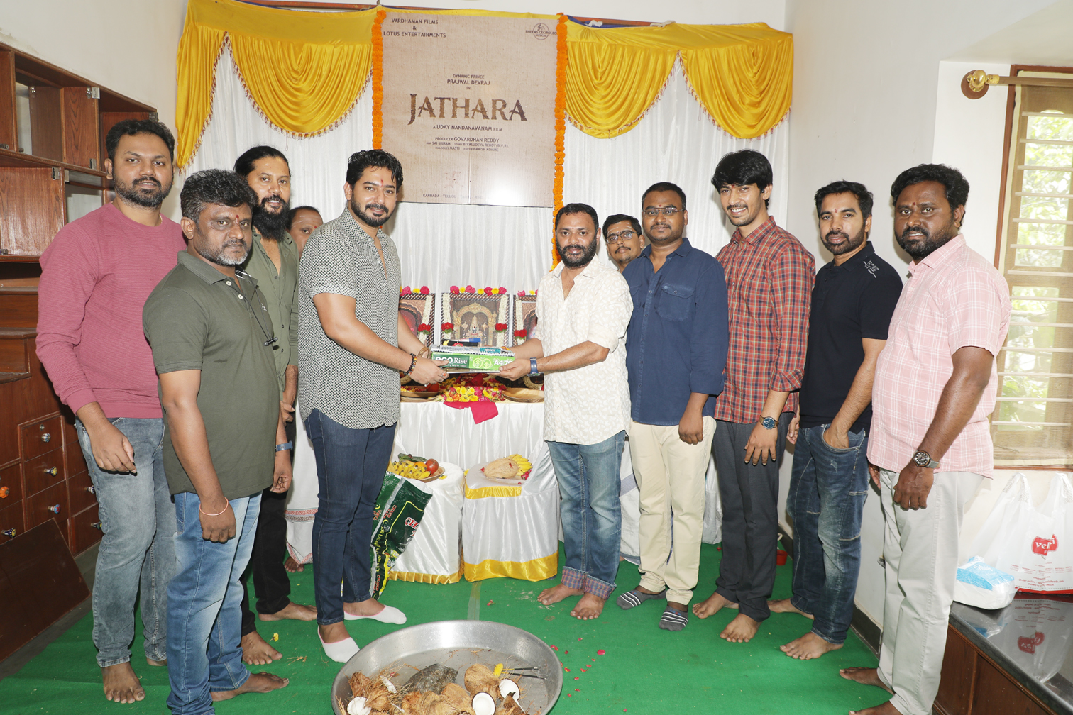 Kannada Star Prajwal Devaraj Teams Up With Director Uday Nandanavanam For Pan India Movie ’JATHARA’*