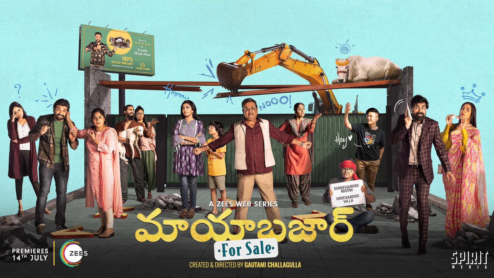 ZEE5 collaborates with Rana Daggubati for Telugu original ‘Maya Bazaar For Sale’