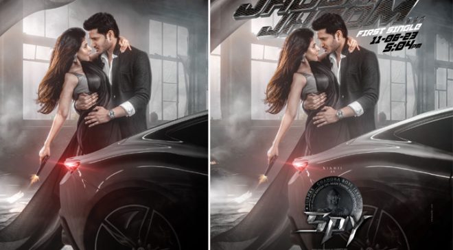 Musical melody 'Jhoom Jhoom Re..' from Nikhil Siddharth's 'Spy' dropped