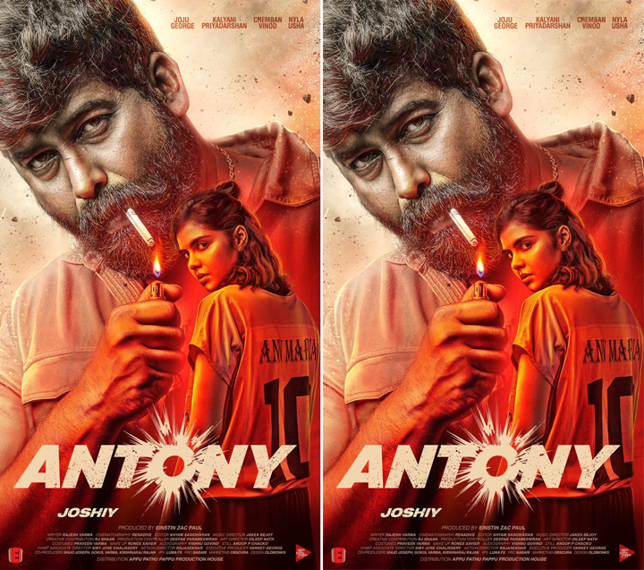 The first look and motion poster of Joshiy - Joju George film 'Antony' goes viral and trending in social media