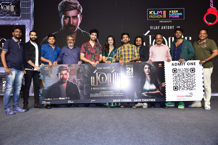 Vijay Antony’s Hatya Pre Release Event held grandly. WW release on 21st July