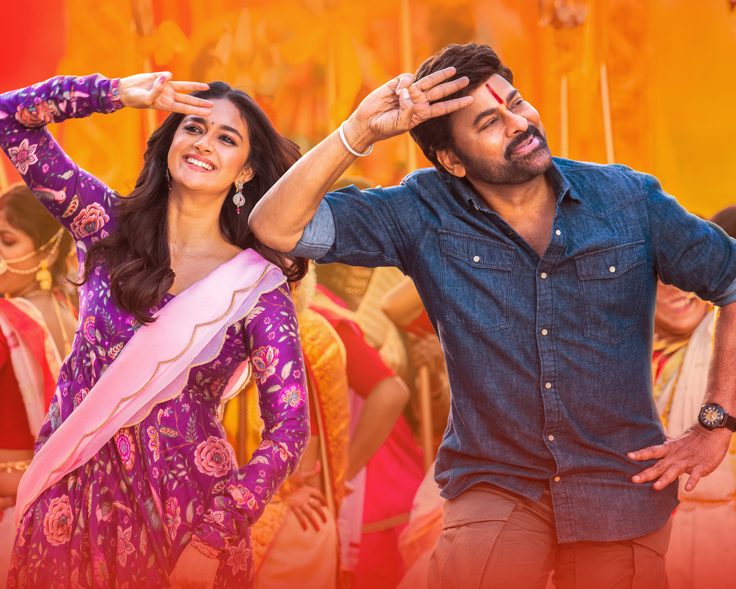 Megastar Chiranjeevi and Keerthy Suresh will be the main attraction in 'Bhola Shankar'