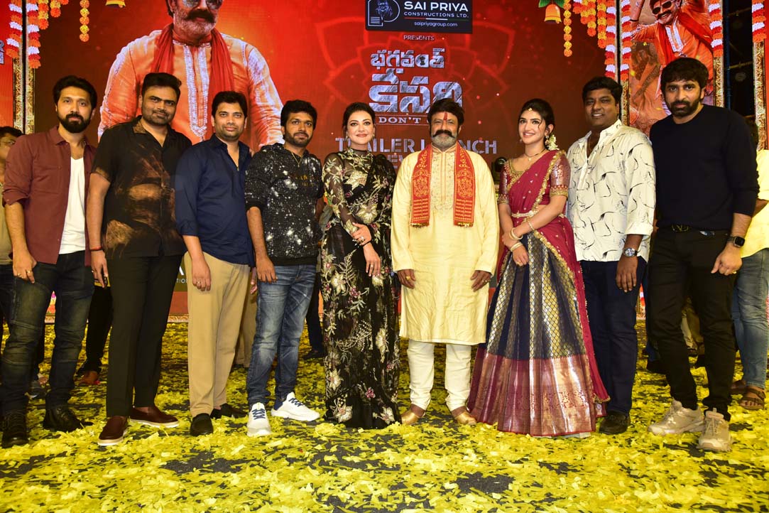 'Bhagwant Kesari' is an epic. The film is like a festival. Let's dance before Dussehra: Nandamuri Balakrishna at the trailer launch event