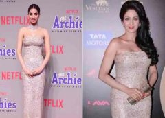 Khushi Kapoor shines in mother Sridevi's gown!