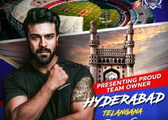 GLOBAL STAR RAM CHARAN THE PROUD OWNER OF HYDERABAD TEAM IN INDIAN STREET PREMIER LEAGUE