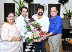 మెగాస్టార్ చిరంజీవికి రోజా రమణి దంపతుల శుభాకాంక్షలు