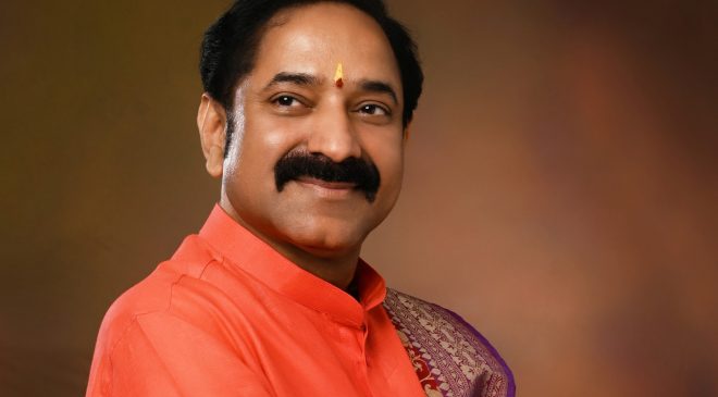 Renowned singer, Bhagavad Gita singer, prophet, campaigner, founder of 'Bhagavad Gita Foundation' Dr. LV Gangadhara Shastri awarded by India's prestigious 'Kendra Sangeet Natak Akademi':