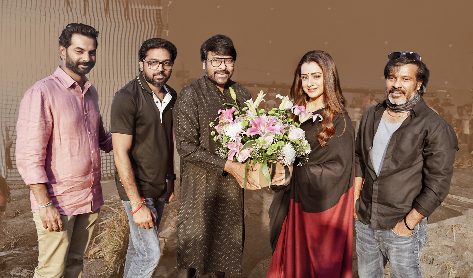 South Queen Trisha Krishnan Joins The Shoot Of Megastar Chiranjeevi, Vassishta, UV Creations Majestic Vishwambhara