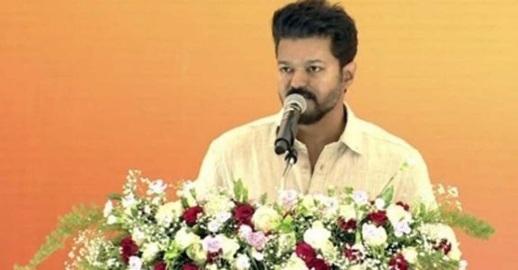 Hero Vijay made his political debut