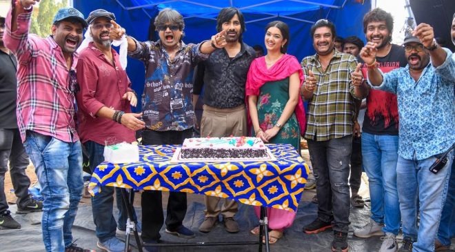 Mass Maharaja Ravi Teja, Harish Shankar, TG Vishwa Prasad, People Media Factory 'Mr Bachchan' Key Schedule Shooting Completed