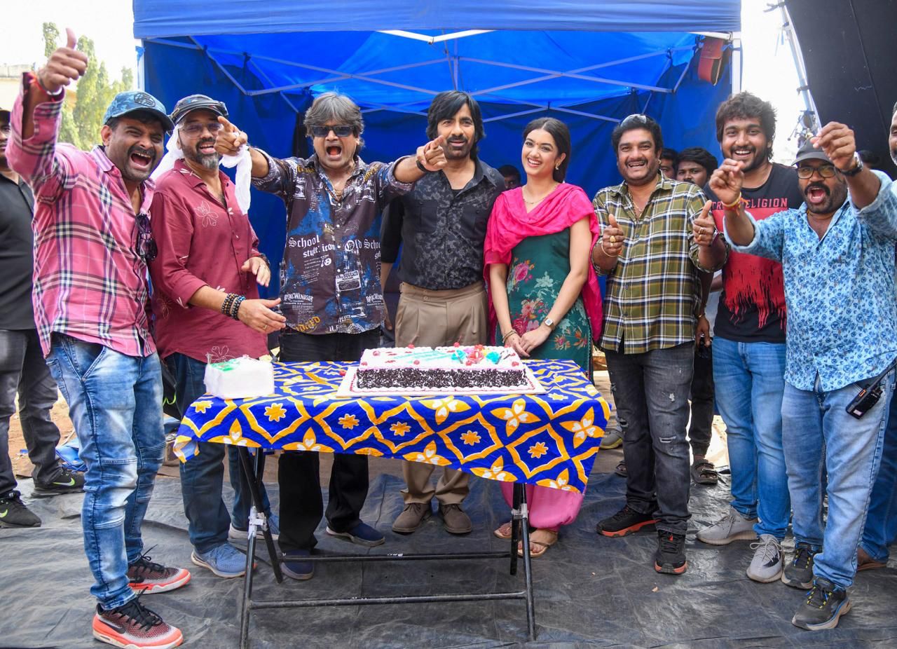 Mass Maharaja Ravi Teja, Harish Shankar, TG Vishwa Prasad, People Media Factory 'Mr Bachchan' Key Schedule Shooting Completed