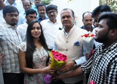 Telangana Cinematography Minister Komati Reddy Venkat Reddy launched the title poster of "Crime Reel" !!!