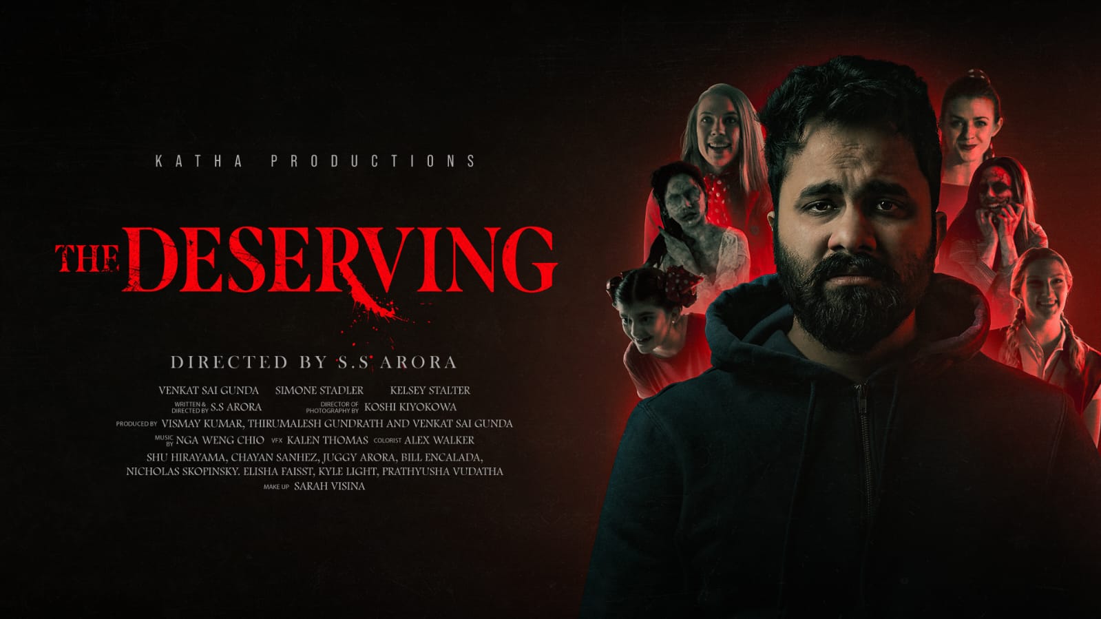 Poster Release: Hollywood Film "The Deserving" features Venkat Sai Gunda