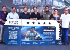 Action King Arjun Sarja at 'Martin' pre-release event.