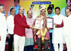 Senior Journalist A. Rajesh was awarded 'Akkineni Media Excellence Award-2024'
