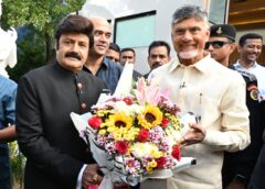 AP CM Nara Chandrababu Naidu as the chief guest for the first episode of 'Unstoppable with NBK' season-4