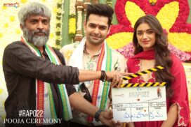 Ram Pothineni, P Mahesh Babu, Mythri Movie Makers' RAPO22 Launched With Pooja Ceremony