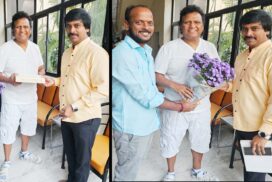 'Melody Brahma' Mani Sharma composing re-recording for suresh kondeti's "Abhimani" Movie