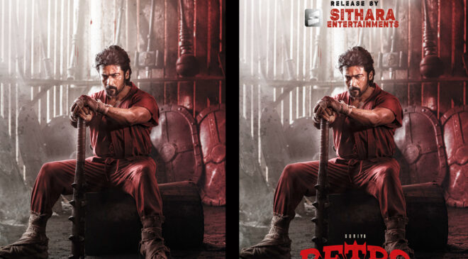 The Telugu rights of Surya 'Retro' are in the hands of popular production house Sitara Entertainments
