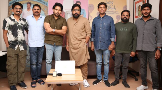 Star Director Sandeep Reddy Vanga Launches the Teaser of the Youth-Filled Family Entertainer "Santhana Prapthirasthu"