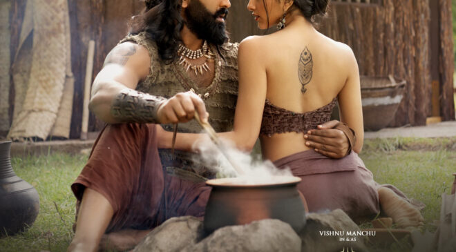 A love song titled ‘Sagamai.. Cherisagamai’ from ‘Kannappa’ featuring Vishnu Manchu and Preethi Mukundan is released