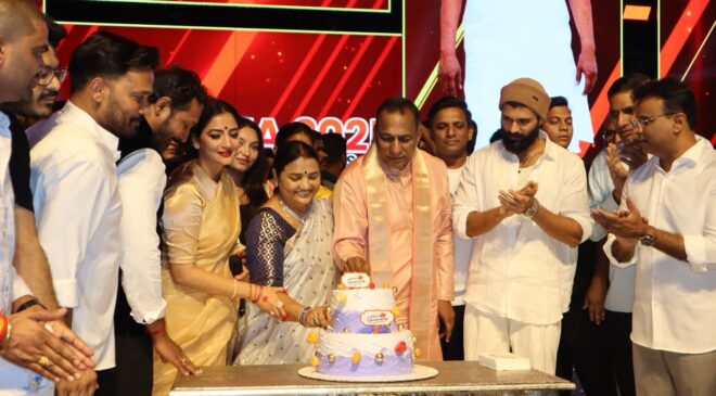 Vijay Deverakonda as the chief guest at Mallareddy Vishwavidyapith's annual Unity Day celebrations