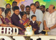 Nihansh's first birthday celebration was a feast for the eyes