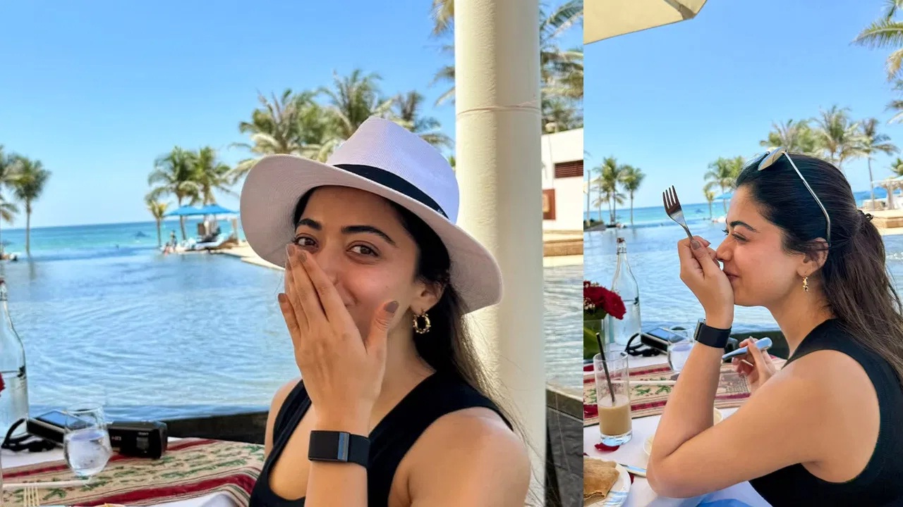 National crush Rashmika enjoying her vacation
