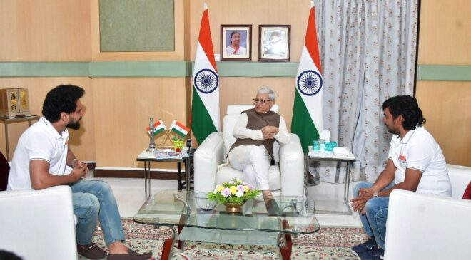 The Sodara team met the Telangana Governor ahead of the release of the film 'Sodara' on April 25th.