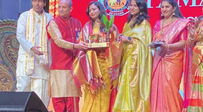 Heroine Zoe Sharma at Atlanta Ugadi celebrations