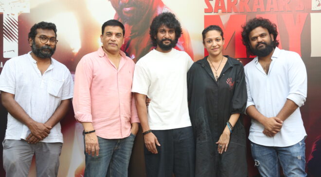 We are experiencing the great love given by the audience to 'Hit3'. This is a Telugu film success. Hit 3 is going to be a celebration throughout May: Natural Star Nani at the press meet