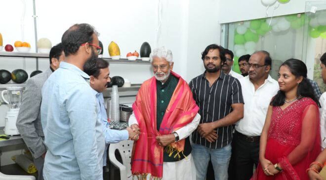 Senior actor and producer Murali Mohan launches exotic fruit, vegetable and grocery store in Manikonda Alkapuri Township