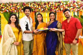 Niharika Konidela's Pink Elephant Pictures Production No.2 Movie Launch Pooja Ceremony
