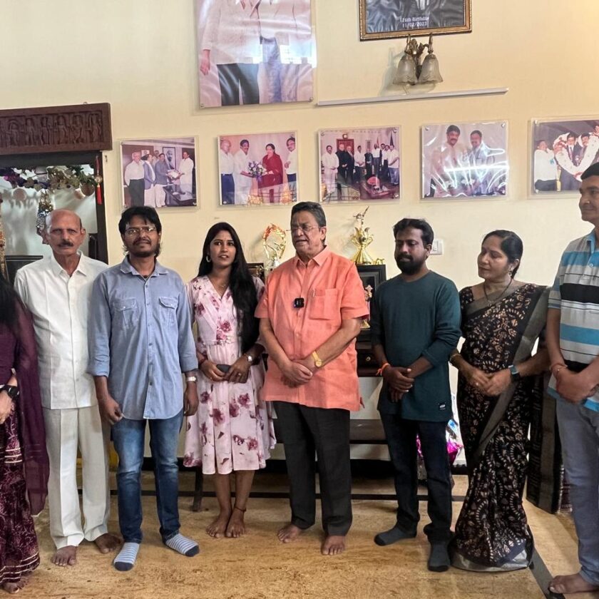 The first look of 'Premalo Dindosaari' was released by top producer C. Kalyan.