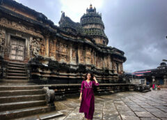 Heroine Nabha Natesh visits her hometown Sringeri