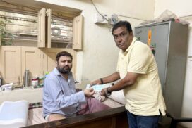Financial Assistance to Ailing Actor Ramachandra by Kadambari Kiran through 'Manam Saitam'