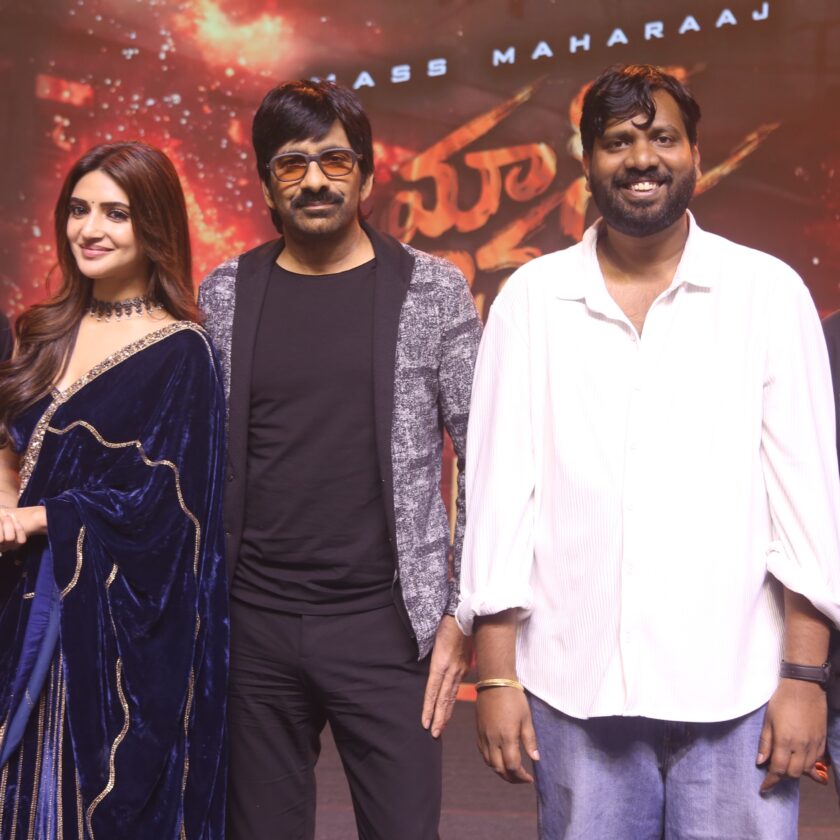 Surya and Ravi Teja at the ‘Mass Jathara’ Pre-Release Event