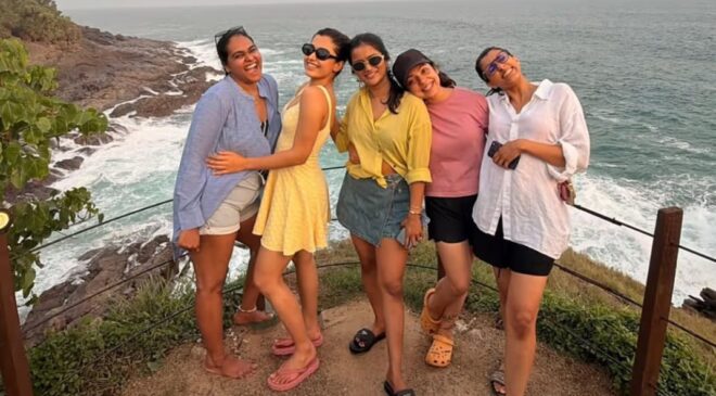 Rashmika's bachelorette party on Sri Lanka trip?