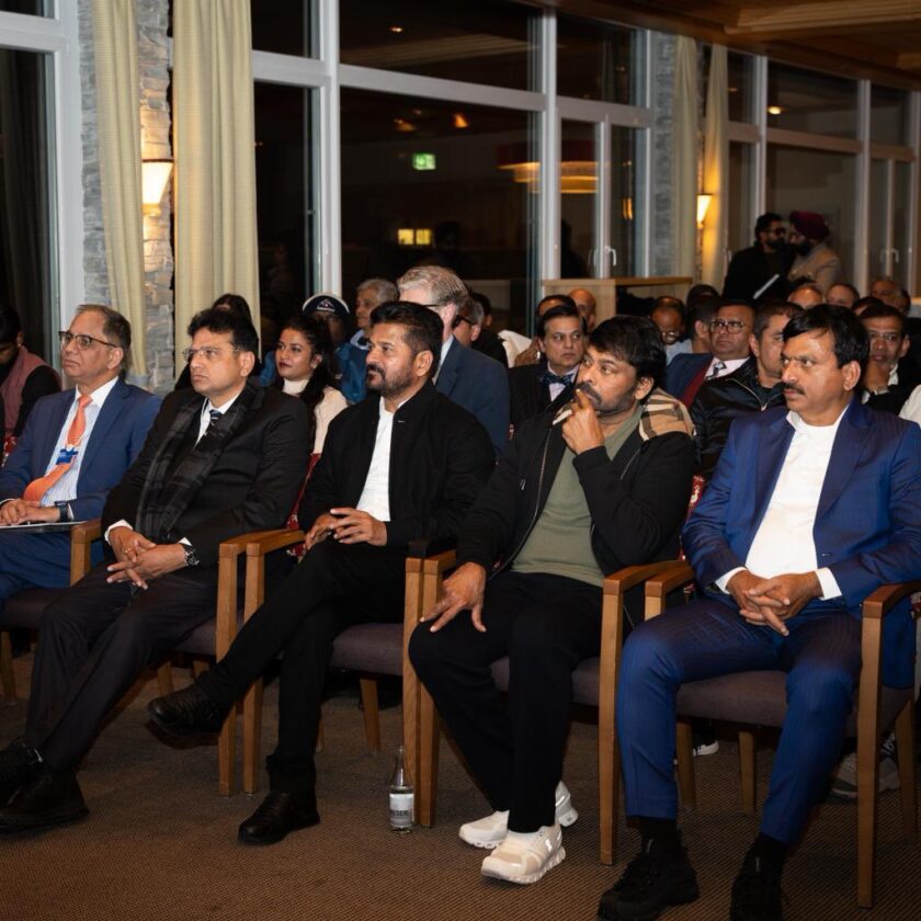 Megastar Chiranjeevi at the World Economic Forum conference