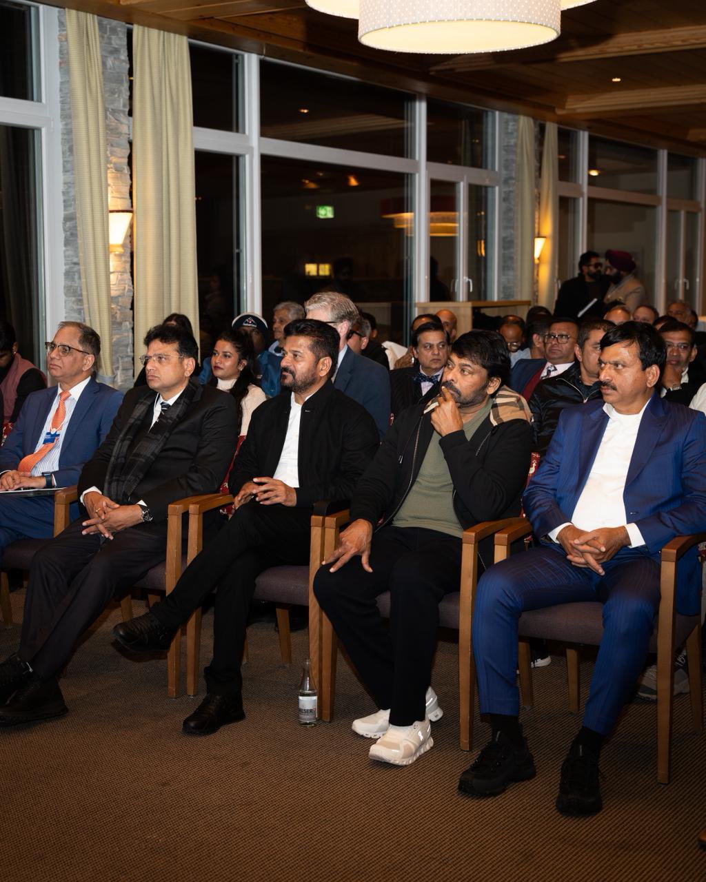 Megastar Chiranjeevi at the World Economic Forum conference