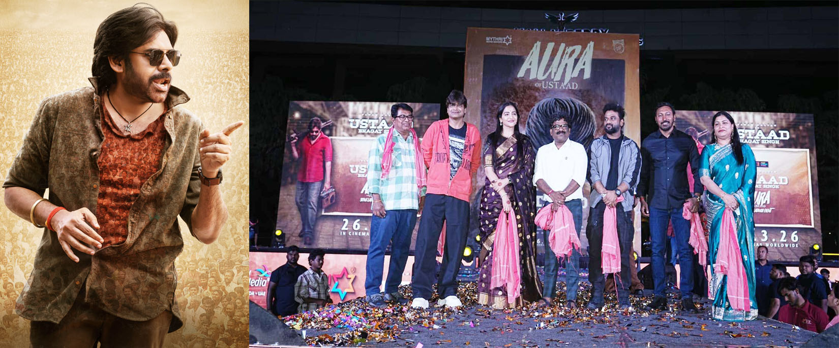 The much-awaited celebratory song 'Aara of Ustad' from 'Ustad Bhagat Singh' is released.