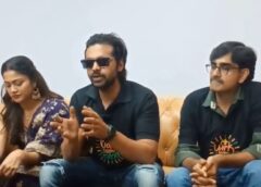 భీమిలిలో  మిస్టర్ వర్క్ ఫార్మ్ హోమ్  సినిమా బృందం సందడి